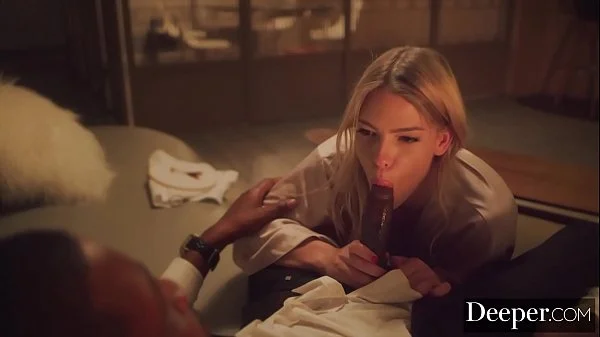 Deeper. BBC Deepthroat by Leah Lee While Husband is s.