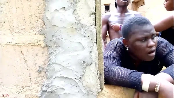 Two Sin Stepsisterz caught having threesome outside another compound in the village with another woman husband