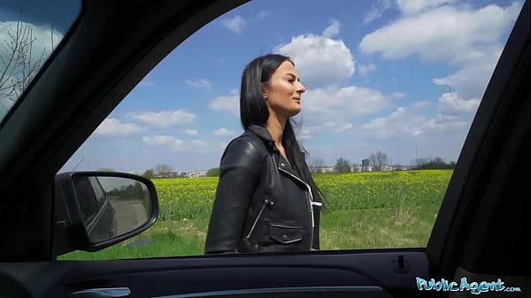 Public Agent Shes a sexy hitchhiker with great tits and ass with appetite for cock