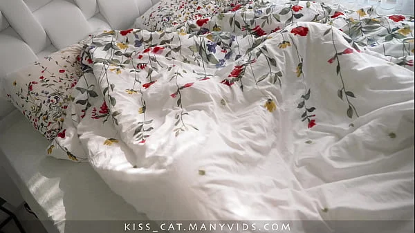 what are you doing? Don't cum inside step mom! step son fucks blindfolded stepmom