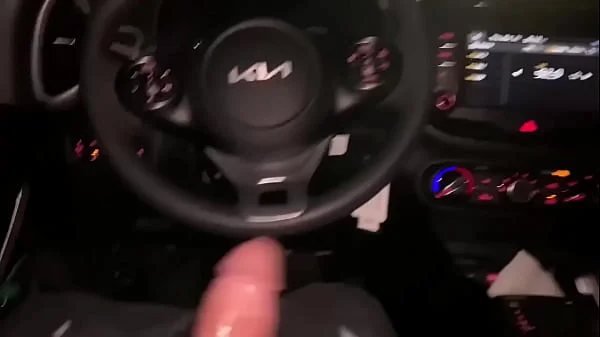 Drive thru Deepthroat cum eating blowjob with extra meat , public