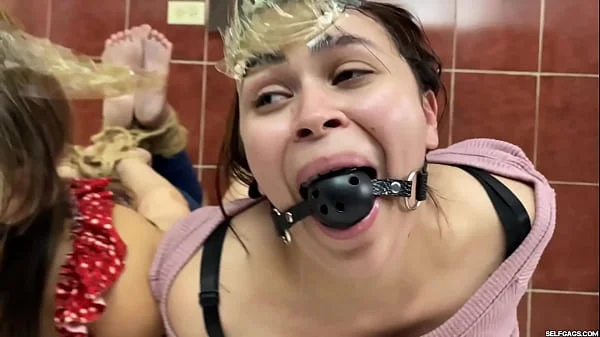 Hogtied Hotties Has Fun Being Two Bound And Gagged Girls In Tight Bondage