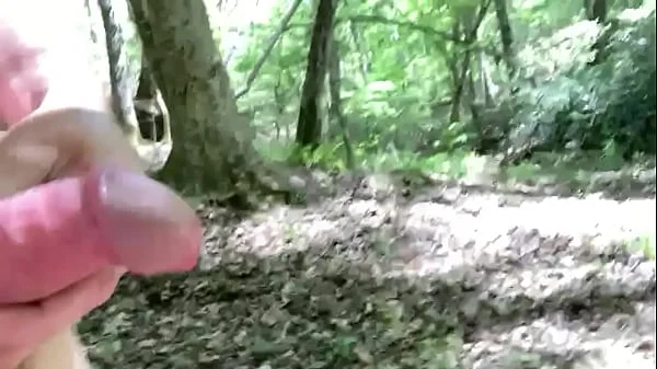 Hiking with a hard dick