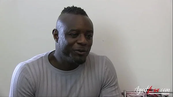 AGEDLOVE British Mature Enjoying Hardcore Interview With Big Black Cock