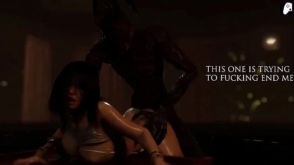 (4K - Love Wolf) Lost girl with big tits and big ass gets fucked by a monster with a erect cock and decides to get creampied | Hentai 3D