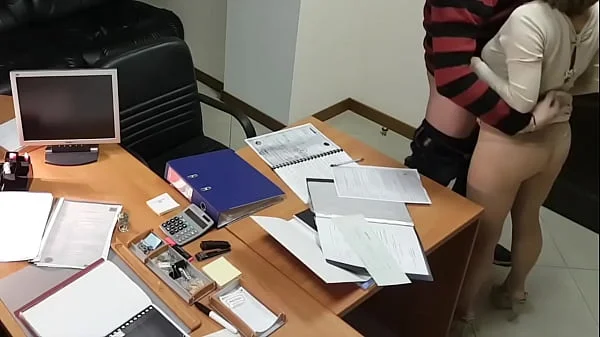 Hot Blonde Secretary Fucked By Boss In Office