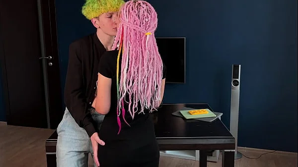 two alternative teenagers waited until their parents left home
