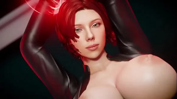 Futa Scarlet Witch fucks Futa Black Widow 3d hentai