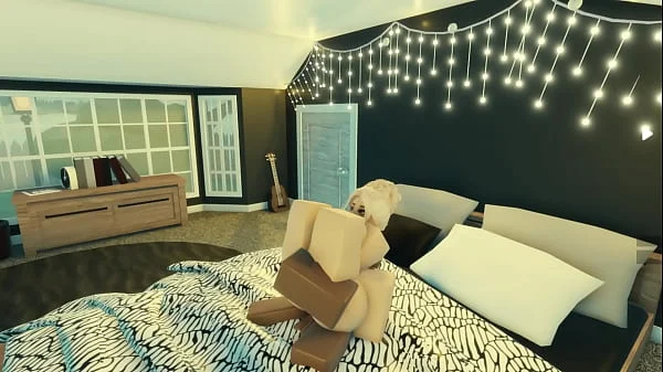 Blonde fucked by BBC in ROBLOX