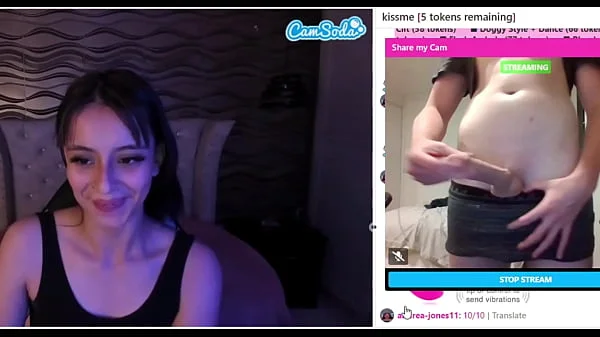 Camgirl shocked by HUGE bwc horse cock