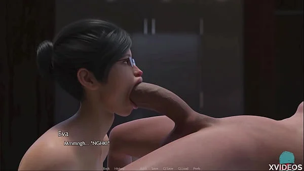 THE GOLDEN BOY #28 •  She struggles sucking this giant cock