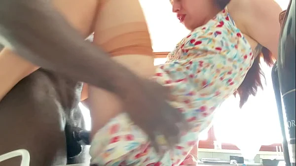 Interracial fuck and Creamy orgasm for Italian cheating wife