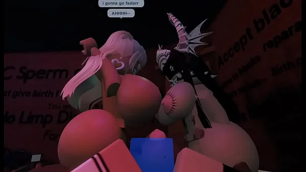 I had a hot threesome with my bitches (roblox futa)