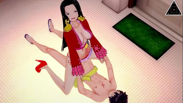 KOIKATSU Boa Hancock & Luffy, one piece have sex anime uncensored... Thereal3dstories