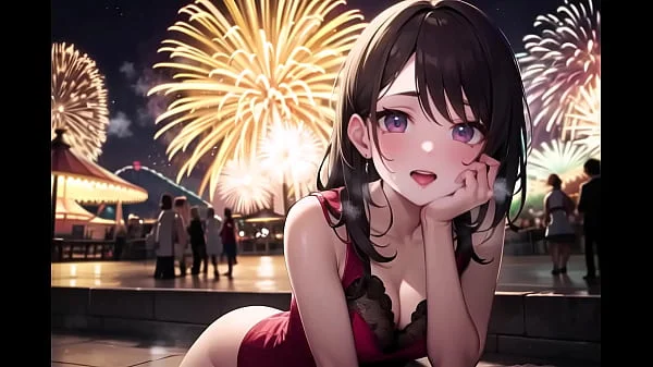 Girls are having fun at the amusement park! (with pussy masturbation ASMR sound!) Uncensored Hentai