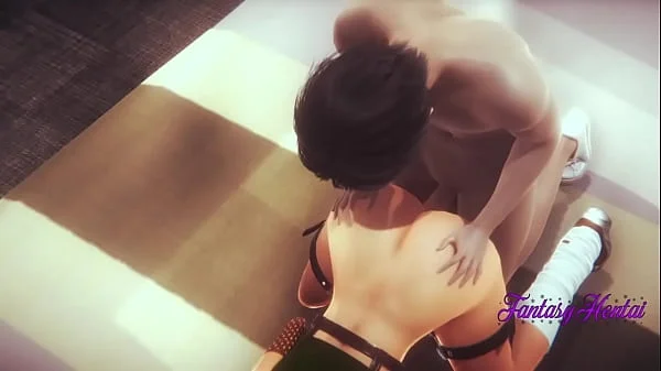 Final Fantasy VII Hentai 3D - Yuffie Cunnilingus, blowjob and fucked - Japanese manga anime porn