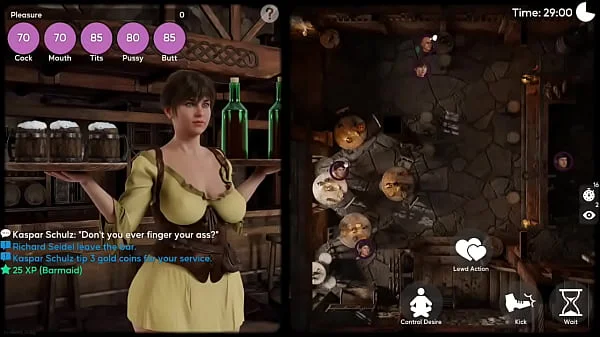 perverted waitress