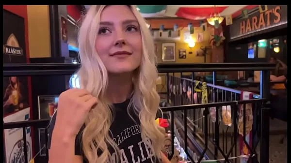 New student pick up guys at sport bar