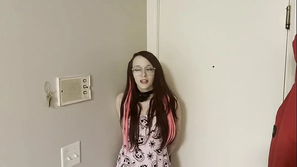 step dad catches step daughter out late drinking, he wont tell step mom if she lets him use her ass, pussy and mouth.