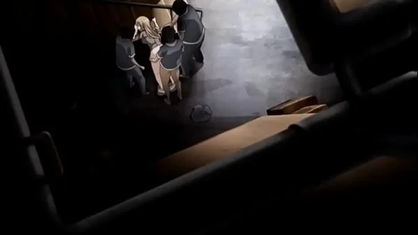 Hentai blonde fucked in stairwell