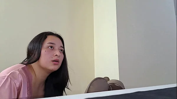 Latina Fucks While in Work Video Call