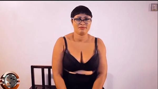 African pawg in her first porn casting with Sweetporn9jaa
