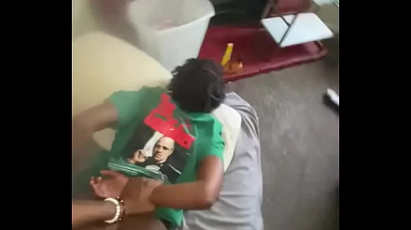 Teen Ebony ass jiggling on my dick