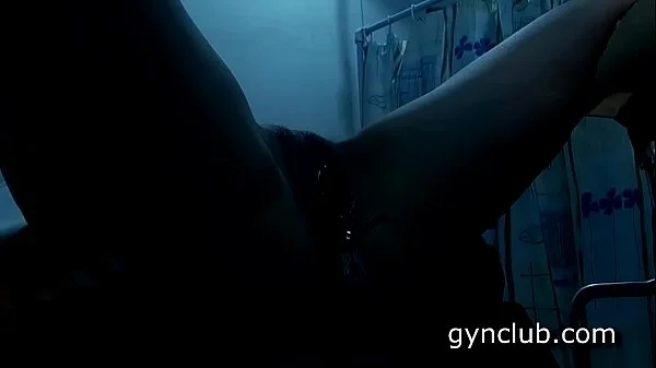 Orgasm on gyno chair