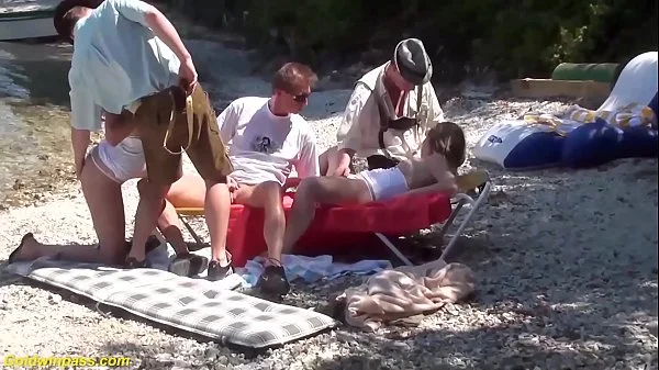 b. public family therapy beach orgy