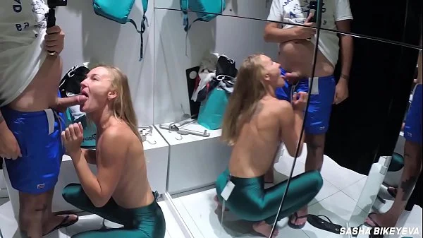 The most insane amateur cumshot compilation from russian cumswallow slut Sasha Bikeyeva - Part 1