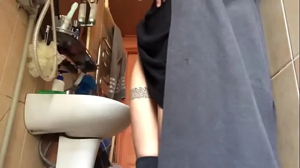 My school teacher made me squirt in a school toilet - real foamy orgasm