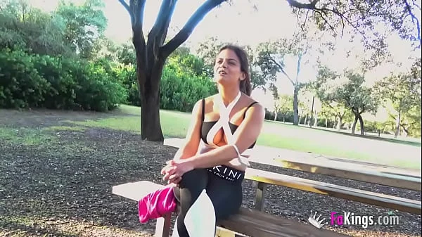 Big titted Natali Quinn looks for a GIANT COCK all for herself