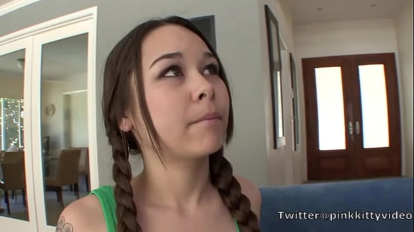 BUSTY TEEN WANTS TO MAKE HER FIRST PORNO