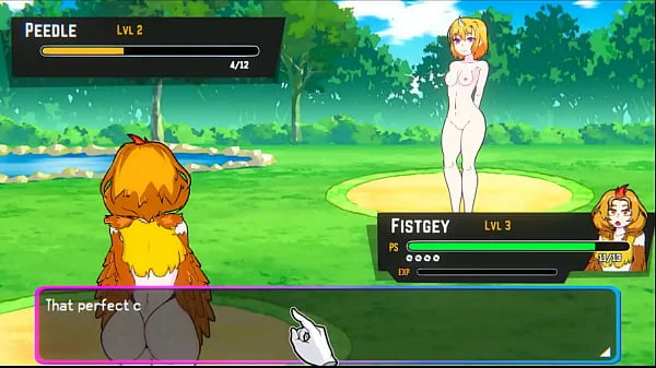 Oppaimon [Pokemon parody game] Ep.5 small tits naked girl sex fight for training