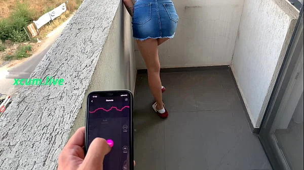 Step sister gets juicy in shopping mall with lovense lush vibrating toy controlled     xhentai.live