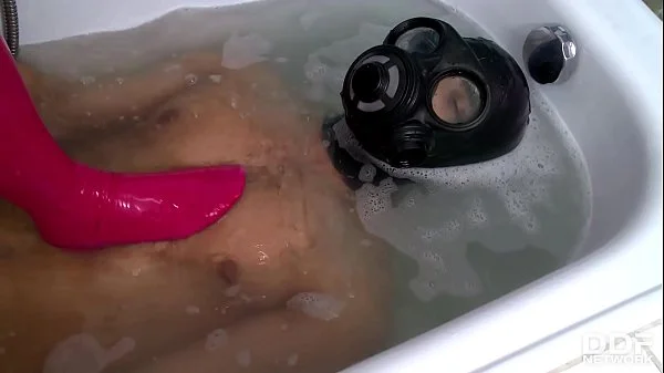 Kinky Latex Lucy rides a big cock reverse cowgirl and is fucked balls deep