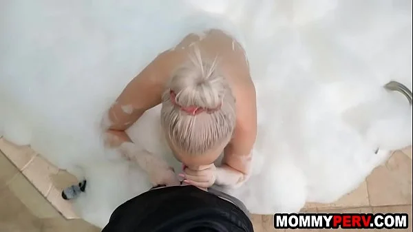 Stepson catches stepmom masturbating then fucks her