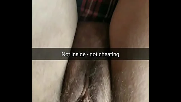 Its not cheating he just rub my pussy with a his cock....ugh...wait.. now he inside and cum in my fertile pussy!  -Cuckold Captions - Milky Mari