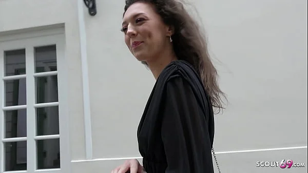 GERMAN SCOUT - SKINNY HAIRY GIRL ISABELLA PICKUP AND FUCK AT STREET CASTING