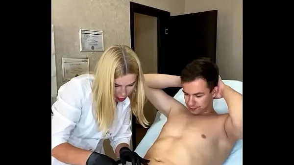 SugarNadya finishes her intimate haircut with tweezers, this cock seduces her