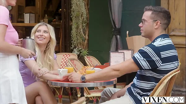 VIXEN Lilly has hot threesome on her honeymoon with Zazzie