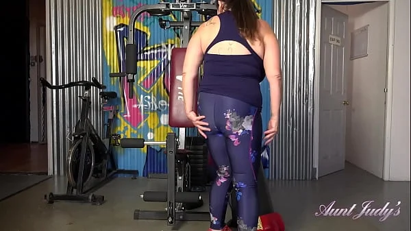 AuntJudys - Busty Mature Icon Josephine James' Very Hot Workout