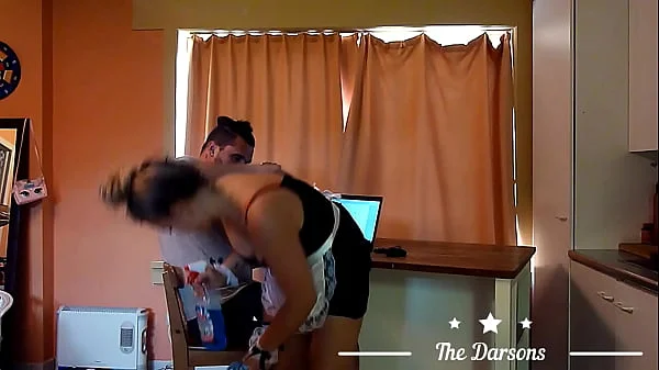 The maid wanted to suck my cock and fuck me and she let me cum on her face - TheDarsons