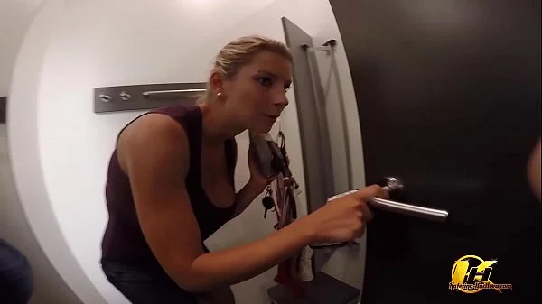 Katerina Hartlova Come with me Shooping and Changing Room in Mall