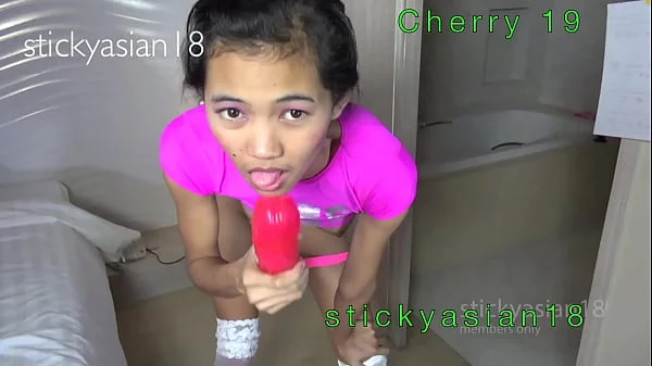 StickyAsian18 Skinny Teens Suck & Fuck, Star, Cherry, & Sticky Facial Tia 18